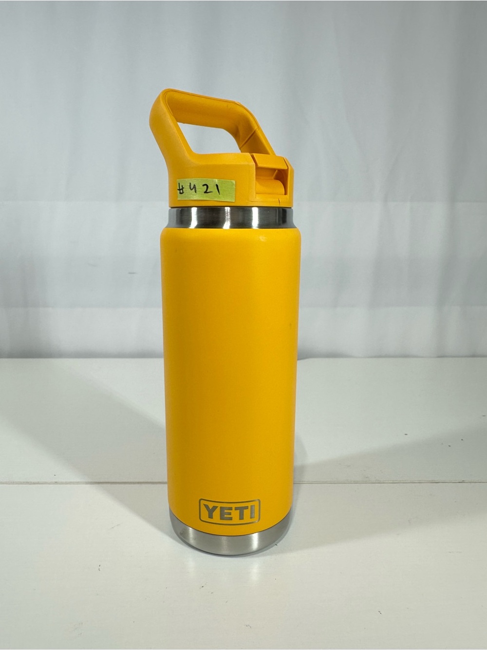 #421 Yeti Rambler Jr Bottle - Alpine Yellow 26oz